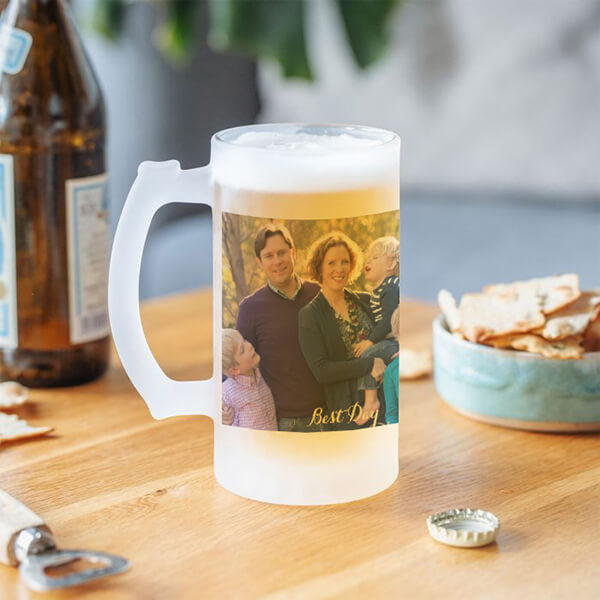 Buy Modern Photo Design Customized Photo Printed Beer Mug YourPrint Beer Mug Pat D241 O