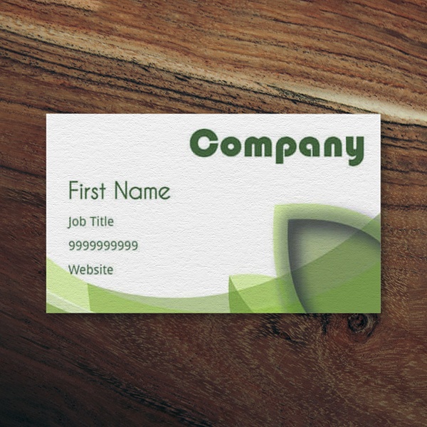 Sunrise Customized Rectangle Visiting Card