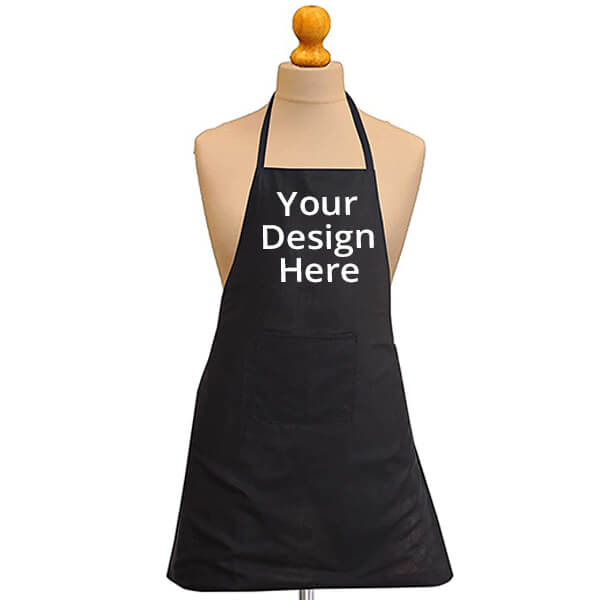 Black Customized Waterproof Set of 2 Apron