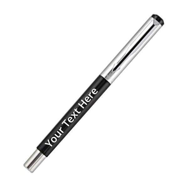 Black Customized Parker Vector Mettalix Roller Ball Pen CT