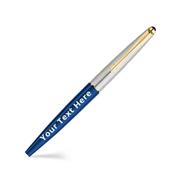 Blue Parker Customized Galaxy Roller Ball Pen